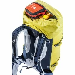 Deuter Guide Lite 28+ SL Backpack Women greencurry/navy -Cycling Backpacks Sales deuter guide lite 28 sl backpack women greencurry navy 3
