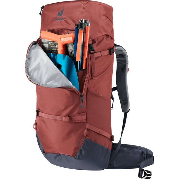 Deuter Rise 34+ Backpack redwood/ink 8 Deuter Rise 34+ Backpack redwood/ink - Image 6