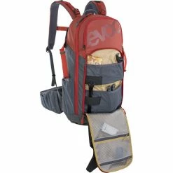 EVOC Neo Protector Backpack 16l chili red/carbon grey -Cycling Backpacks Sales evoc neo protektor rucksack 16l chili red carbon grey 5