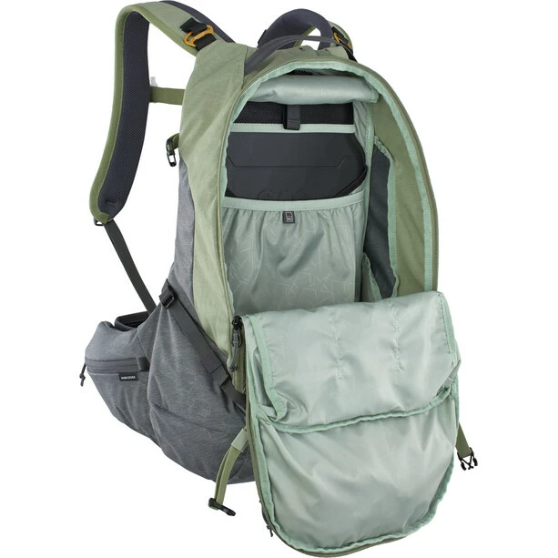 EVOC Trail Pro 26 Protector Backpack light olive/carbon grey 6 EVOC Trail Pro 26 Protector Backpack light olive/carbon grey - Image 4
